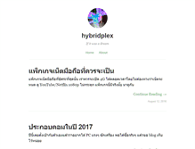 Tablet Screenshot of blog.hybridplex.com